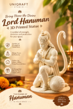 Praying Hanuman 3D Printed Statue