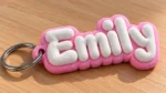 Puffy Name Keychain - Image 2