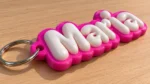 Puffy Name Keychain - Image 4