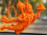 Flying Hanuman Car Hanging Idol - Image 2